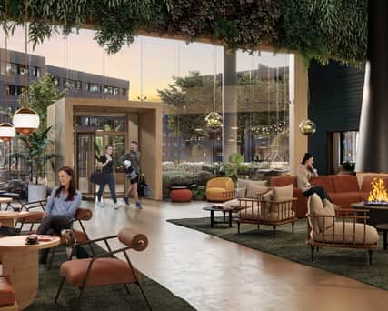 Vision image of lobby area.